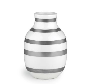 Kähler Omaggio Vase 12,5 cm silver 