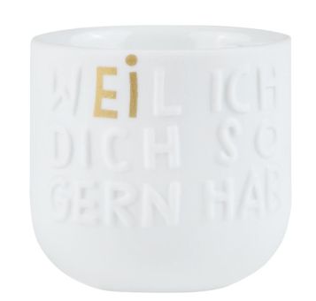 Räder Eierbecher Weil Ich Dich So Gern Hab Ø 5 cm H 4,5 cm 