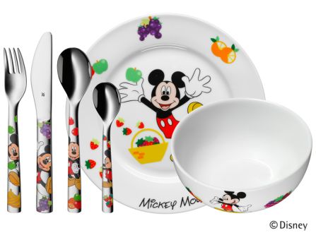 WMF Kinderbesteck-Set 6-tlg. Mickey Mouse 
