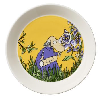 Arabia Moomin Teller 19cm Hemulen yellow 