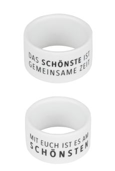 Räder Serviettenring 2er Set Schönsten Ø 3,6 cm 