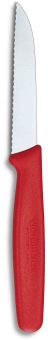 Victorinox Gemüsemesser mit Wellenschliff Nylon rot 