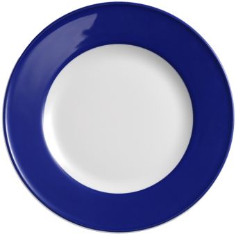 Dibbern Solid Color Kornblume Teller flach 21 cm Fahne 