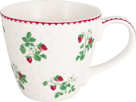 Greengate Henkelbecher Berry white 