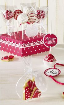 Birkmann Mini Geschenkbeutel Cakecouture 24tlg. 8 Beutel 7,5 cmx14,5 cm 8 Satinbänder 8aufkleber 