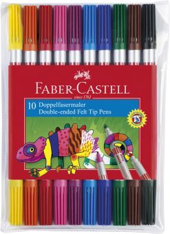 Faber-Castell Doppelfasermaler 10er Etui 