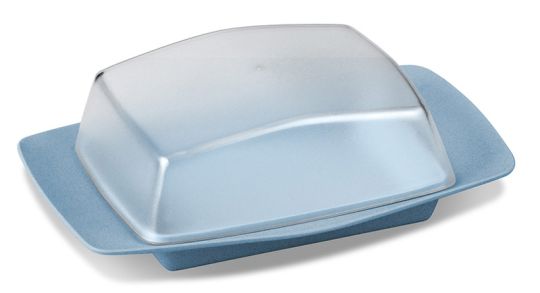 Koziol Butterdose Rio nature flower blue 