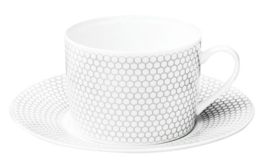 Christofle Tee -/Kaffeetasse mit Untertasse Madison 6 