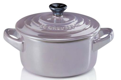 Le Creuset Mini Cocotte Metallics Bluebell Purple 