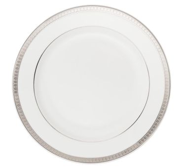 Christofle Frühstücksteller Malmaison Porzellan Platin 