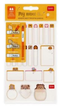 Legami 3er-Set Stickerblätter Teddy 