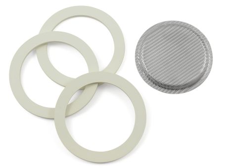 Bialetti 3 Dichtungen + 1 Filter 9 Tassen Karton 