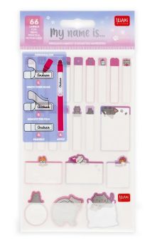 Legami 3er-Set Stickerblätter Kitty 