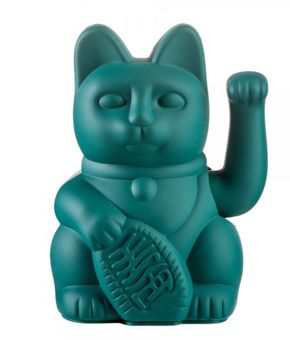 Donkey Winkekatze Lucky Cat Green 