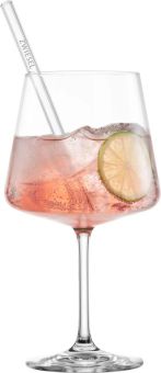 Schott Zwiesel 4-er Set Burgunder 140 Miovino + 4X Glastrinkhalm 150Mm + Reinigungsbürste 