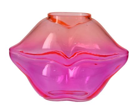 Gift Company L´amour Vase Lippe M orange pink gs 