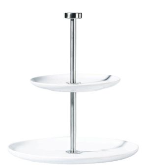 ASA Selection À Table Etagere 2-stufig rund H 23,5 cm Fine Bone 