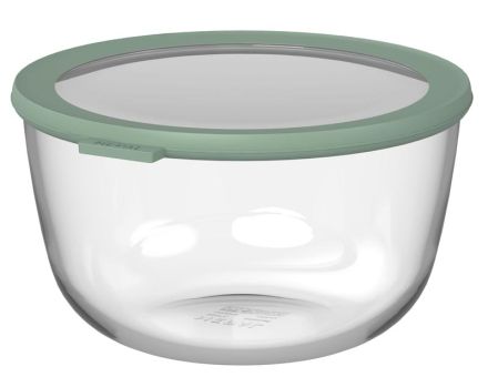 Mepal Glas Multischüssel Cirqula Rund 3000 ml Nordic Sage 
