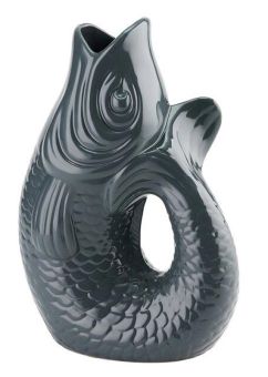Gift Company Monsieur Carafon Fisch Vase L grau 2 7 L 