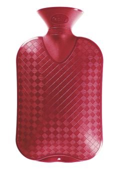 Fashy Wärmflasche Halblamelle cranberry 2 L 