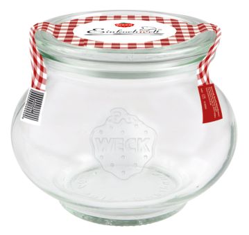 Einkochwelt Weck-Glas Schmuckform 1/4 L Nr.902 