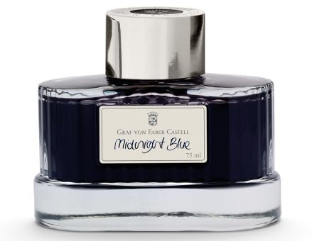 Graf von Faber-Castell Tinte im Glas Midnight Blue 75ml 