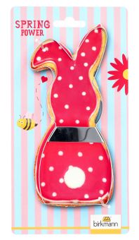 Birkmann Ausstecher auf Cardbord XXL Hase Schlappohr 17 cm Edelstahl 15 Cardbords im Display 