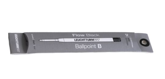Leuchtturm1917 Ersatzmine 0,5 für Drehgriffel Nr. 1 Schwarz 1er-Pack - Gelstift 