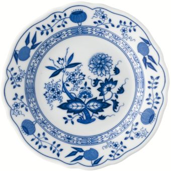 Hutschenreuther Blau Zwiebelmuster Brotteller 15 cm Fahne 