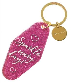 Gift Company Schlüsselanhänger Key Club by GC Sparkle every day! Glitter pink 
