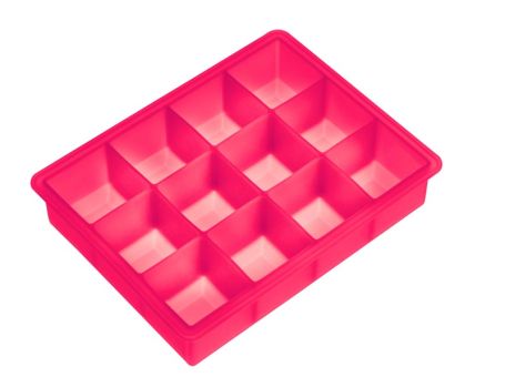 Lurch Eiswürfelbereiter Würfel 4x4 cm Fuchsia 