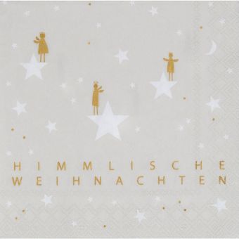 Räder Cocktailservietten 25x25 cm Himmlische Weihnachten (20 Stk.) 