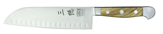 Güde Alpha Olive Santoku Messer Kulle Doppelkropf 