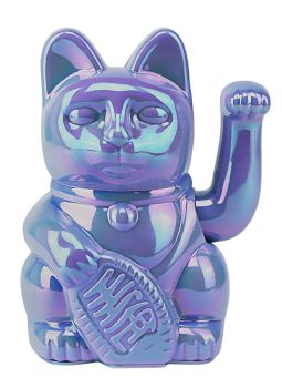 Donkey Winkekatze Shiny Lucky Cat Bubble blue 