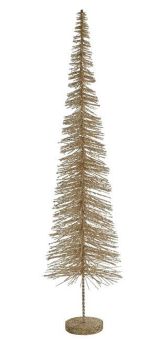 Gift Company Seoul Deko-Weihnachtsbaum mit Glitzer H70 cm gold 