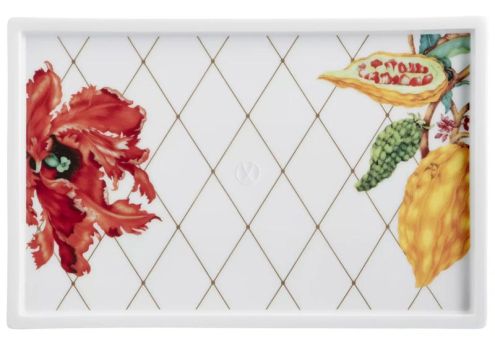Meissen Platte Form Meissen® Cosmopolitan Sweet Exotics 28x18,5 cm 