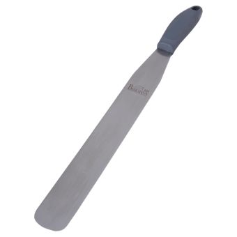 Birkmann Streichpalette Easy Baking 22cm Edelstahl antirutsch Kunststoffgriff dunkelgrau 
