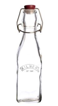Kilner Bügelverschluss-Flasche quad., 0.25 L., 5,6x5,6x20 cm 