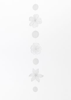 Räder Silhouetten Blütenkette L 116 cm 