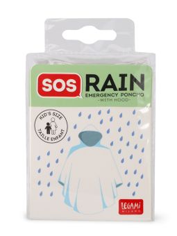 Legami Poncho SOS Rain transparent 
