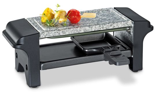 Küchenprofi Raclette Twin Schwarz 