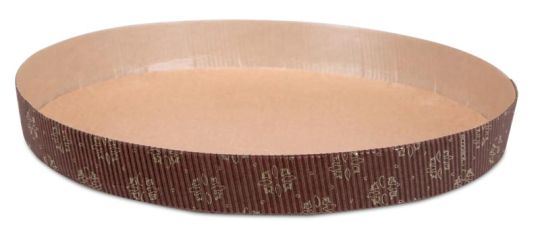 Städter Papier-Backform Linzertorte ø 21 cm / H 2,5 cm Braun 10 Stück 