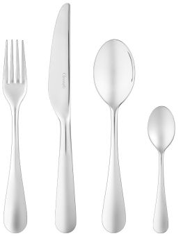 Christofle 24-Teiliges Besteckset Origine Edelstahl mit Etui 
