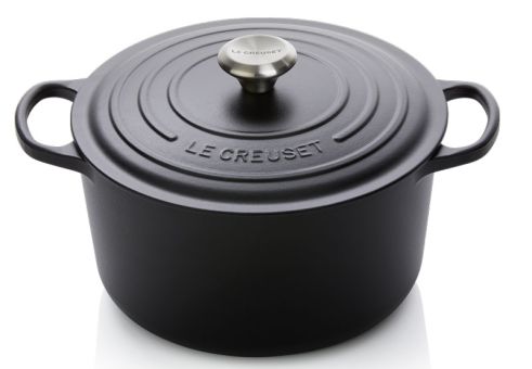 Le Creuset Bräter Rund Signature Hoch 24 cm Schwarz 