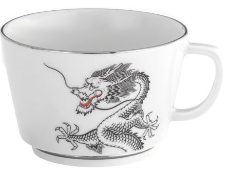 Meissen Kaffeeobertasse Form Vitruv Glücksdrache V 0,15 L 