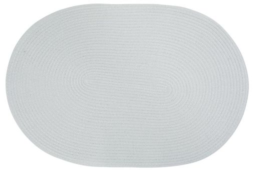 Pichler Tischset oval 48x33 cm Samba weiß 