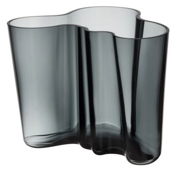 iittala Aalto Vase 160 mm grau 