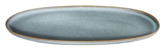 ASA Selection Saisons Platte Oval Denim L 28,5 cm B 16 cm H 2,2 cm 