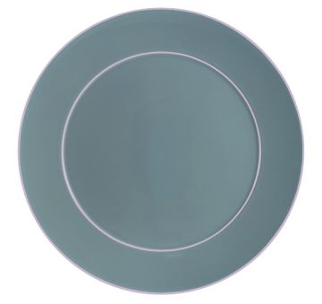 Meissen Speiseteller, Form No 41 , The Original , Uni, Petrol, Ø 29 Cm 