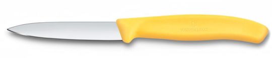 Victorinox Swiss Classic, Gemüsemesser, 8cm, Gerade, Mittelspitz, Gelb 